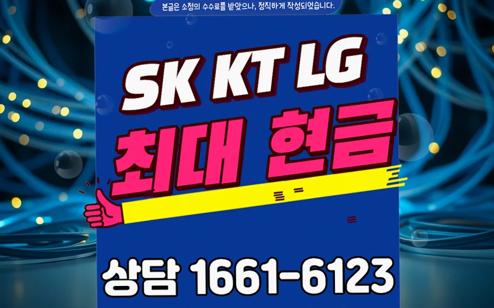 도평동 인터넷 설치 및 통신사 비교