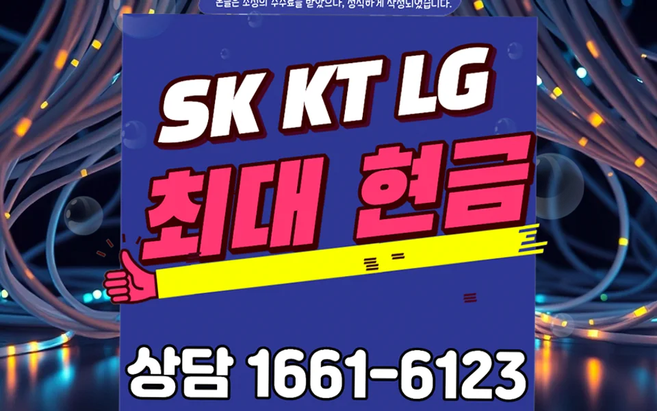 일산동 인터넷 설치 및 통신사 비교
