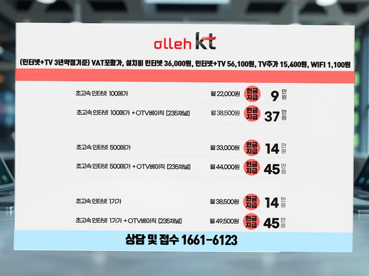 진천 인터넷 설치 사례 2
