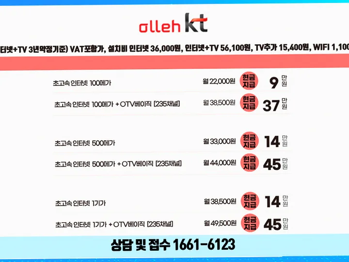 전포동 인터넷 설치 사례 2