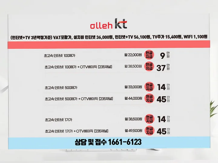 송파 인터넷 설치 사례 3