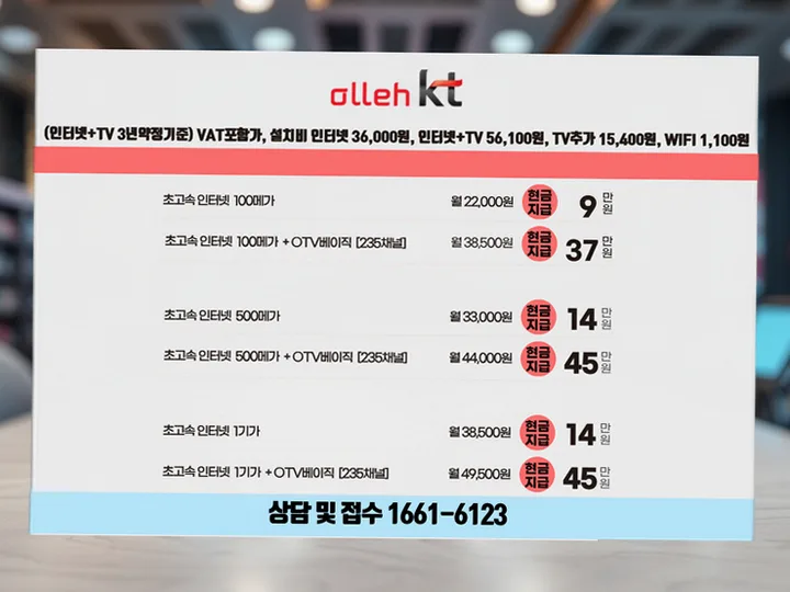 부산면 인터넷 설치 사례 3