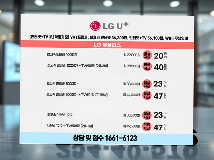 마포 인터넷 설치 사례 1